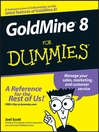 GoldMine 8 For Dummies® @